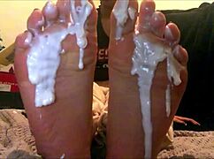 18 year old latina says 'cream my feet webcam'