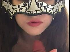 i watch her blowjob my dildo with dirty talk.