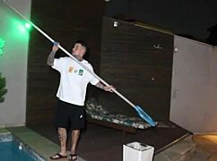 madame edna samara explores piscineiro's monster cock