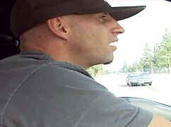 Blonde teen deepthroats huge cock!