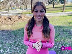 Fan Gordito Fucks And Fills Peruvian Actress With Milk In Park