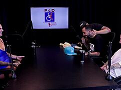 he pulls cum off the women, discovering they're half-brothers despite being married