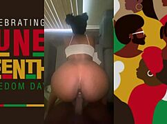 Petite 18+ Ebony Nympho Takes Big Black Cock In Her Ass.