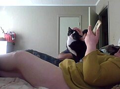 Wife teaches folding clothes