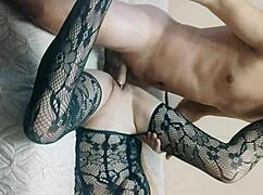 husband and friend pound wife's holes hard in this pov amateur scene 😈