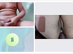 Fucking Married Woman's Ass On Webcam Client Cums Hard