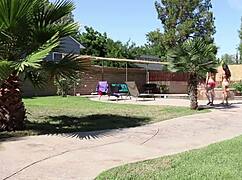 Tammie Lee And Charlie Monaco In Lesbian Cumshot