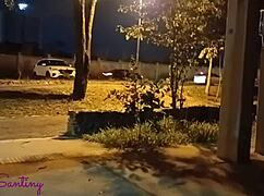 director's secretary caught sucking monster cock in the square at dinner