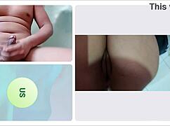 Fucking Married Woman's Ass On Webcam Client Cums Hard