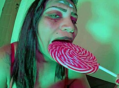 bruxinha horny with erotic magic to fuck her pussy 😈