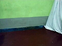 Indian boyfriend surprises girlfriend with standing intimate moment