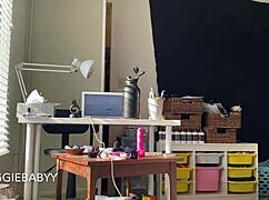 Spying on naked room cleaning voyeur fantasy