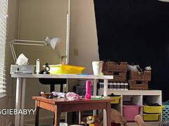 Spying on naked room cleaning voyeur fantasy