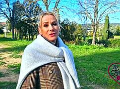 Victoria, 47-year-old mature and hot like embers, with big tits and blonde hair