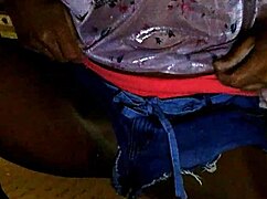 Hotpants And Shiny Pantyhose Detailed View.