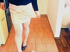 Tranny Babe Veronica Trains in Roleplay Session