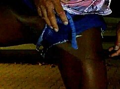 Hotpants And Shiny Pantyhose Detailed View.