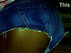 Hotpants And Shiny Pantyhose Detailed View.