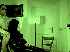 Dominatrix mistress april - using my restrained slave