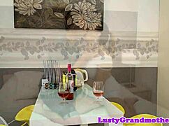 curvy cougar rides hard on young 18+ cock with skill