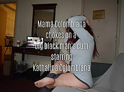 Colombian mommy chats about getting bred by big black american man