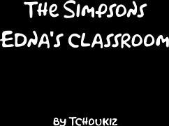Edna's classroom turns wild in Simpsons porn parody