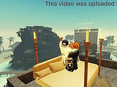 Lucky Bacon gets rough with a cute girl after she teases him in Roblox! 😏💥