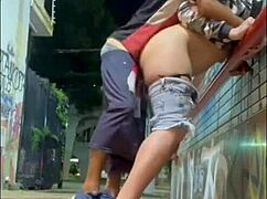 that night we mixed all fetishes, fucking in public street with seduction