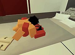 My first roblox video with a random guy