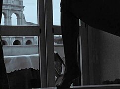 double anal fisting for lady ana in colosseum 😈