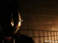 elsa jean, you fucking that masked stranger hard?