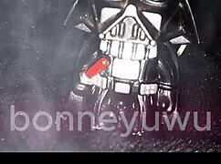 Bonneyuwu as Leia masturbates with Vader's dildo 😍