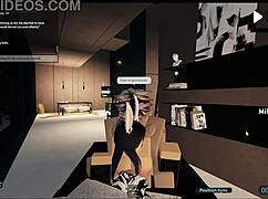 Slut Feels Intense Pleasure In Gangbang Session Bent Over In Roblox Condo