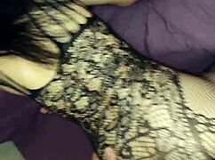 Husband And Friend Thoroughly Fuck Milf Wife In Erotic Lingerie