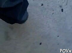 Shaved Pussy Gets Rough Pounding!