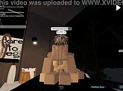 Slut Feels Intense Pleasure In Gangbang Session Bent Over In Roblox Condo