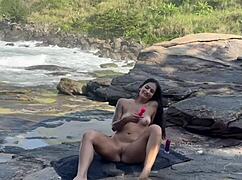 i stayed all open on the beach with a giant cock, what do you think?