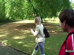 ugh, me watched two boys trick a stranger girl to bang in park for cash!