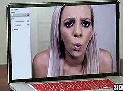 Innocent Teen or Perverted Slut? She Sucks Big Cocks Eagerly