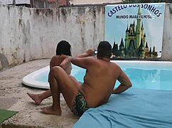 Let my boyfriend fuck Samantha squirt at the party!