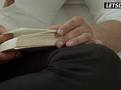 Sasha Rose enjoys a sensual moment with her husband