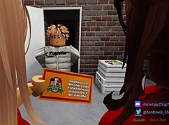 two sexy pizza workers banging a lucky customer, hot af 🍕🔥