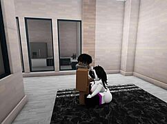 roblox porn with big ass blowjob action