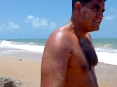 i filmed macho alpha fucking and cumming on the beach