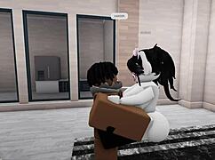 roblox porn with big ass blowjob action