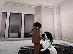 roblox porn with big ass blowjob action