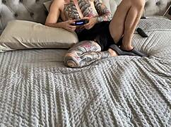 step-brother gives anal gift to lover on special day