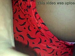 Maid without shirt in hot room accepts money offer