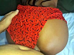 Maid without shirt in hot room accepts money offer