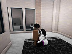roblox porn with big ass blowjob action